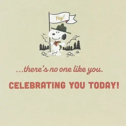 Peanuts® Beagle Scouts Compass No One Like You Birthday Card