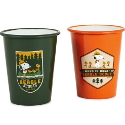 Peanuts® Beagle Scouts Drinking Cups, Set of 4