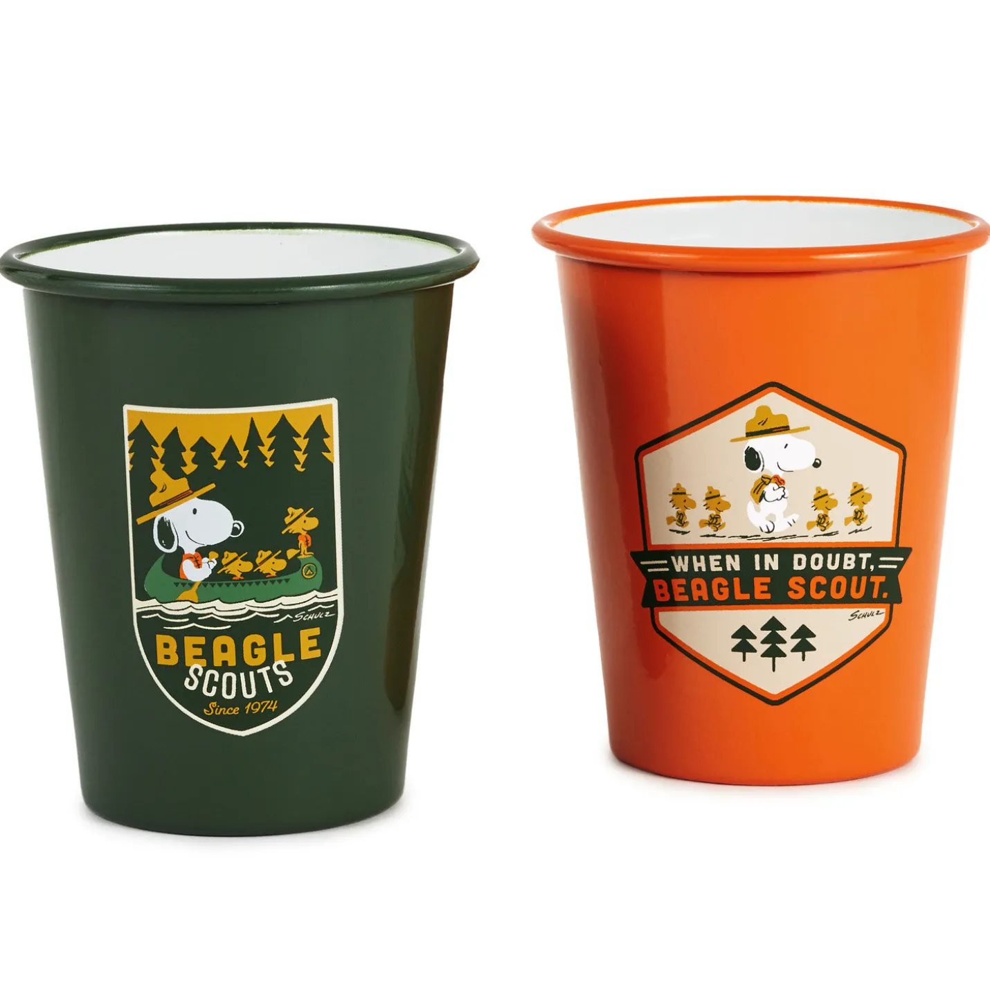 Peanuts® Beagle Scouts Drinking Cups, Set of 4