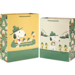 Peanuts® Beagle Scouts Snoopy and Troops 2-Pack Large and XL Gift Bags