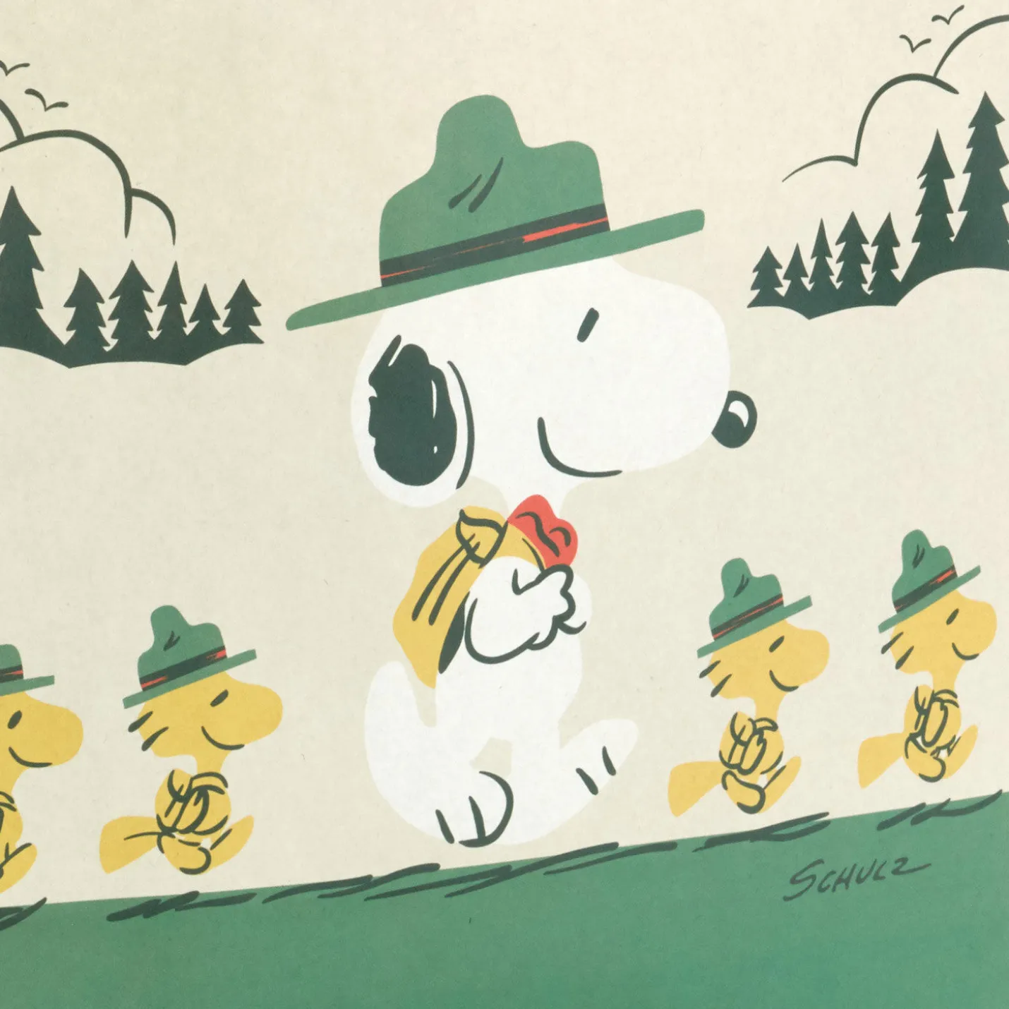 Peanuts® Beagle Scouts Snoopy and Troops 2-Pack Large and XL Gift Bags