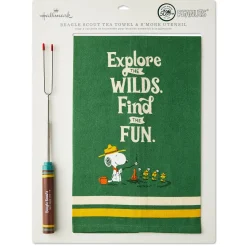 Peanuts® Beagle Scouts Tea Towel and S'mores Fork, Set of 2
