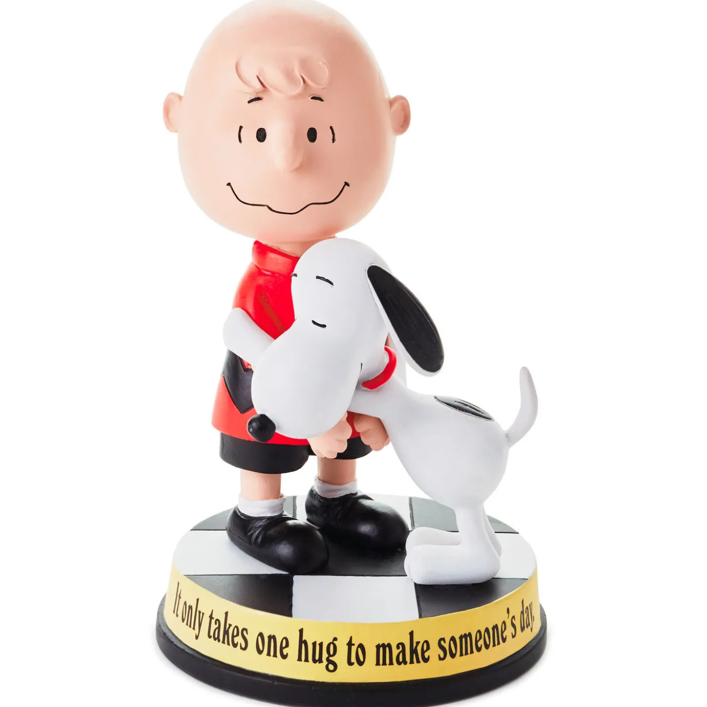 Peanuts® Charlie Brown and Snoopy One Hug Figurine, 5.5"
