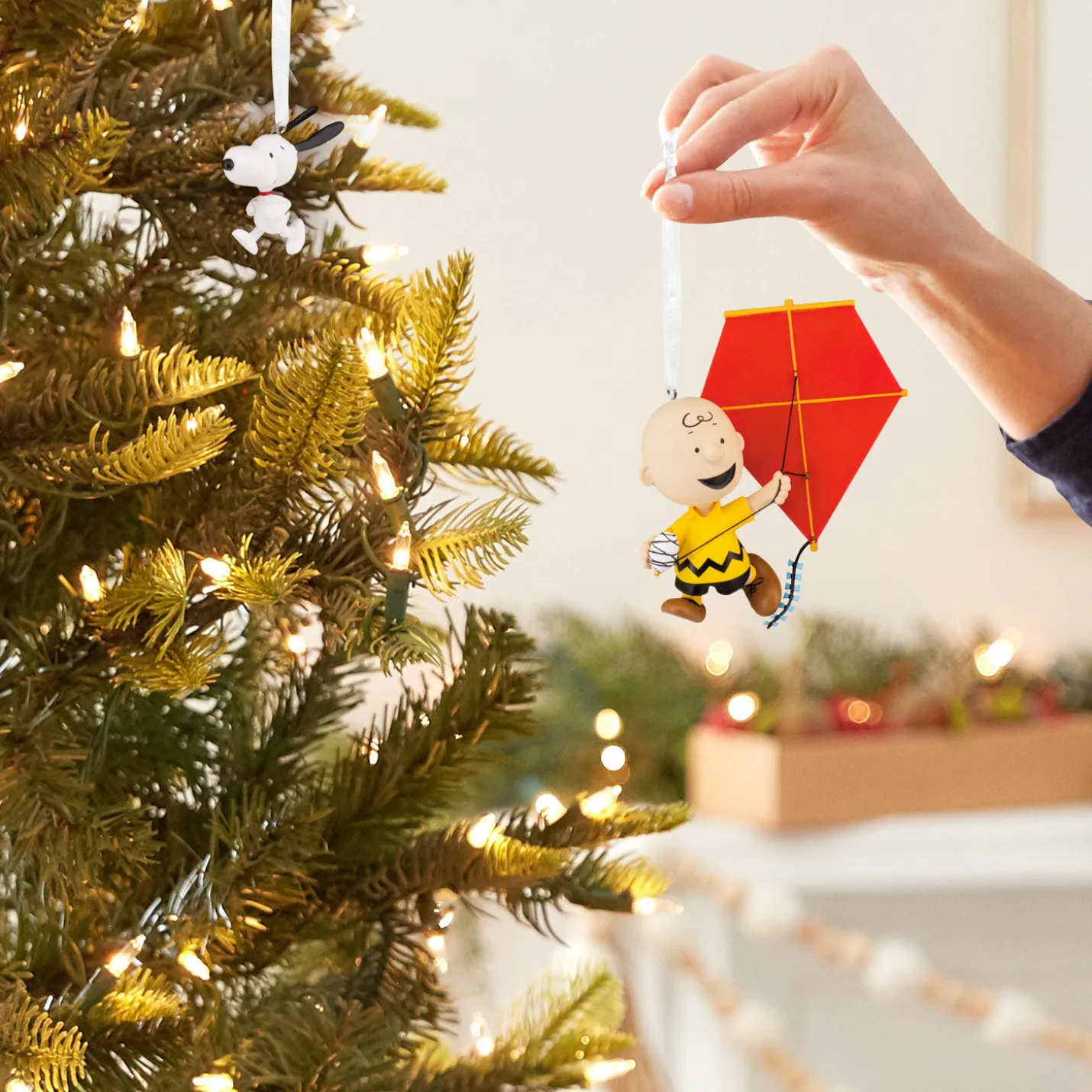 Peanuts® Charlie Brown and Snoopy Hallmark Ornaments, Set of 2