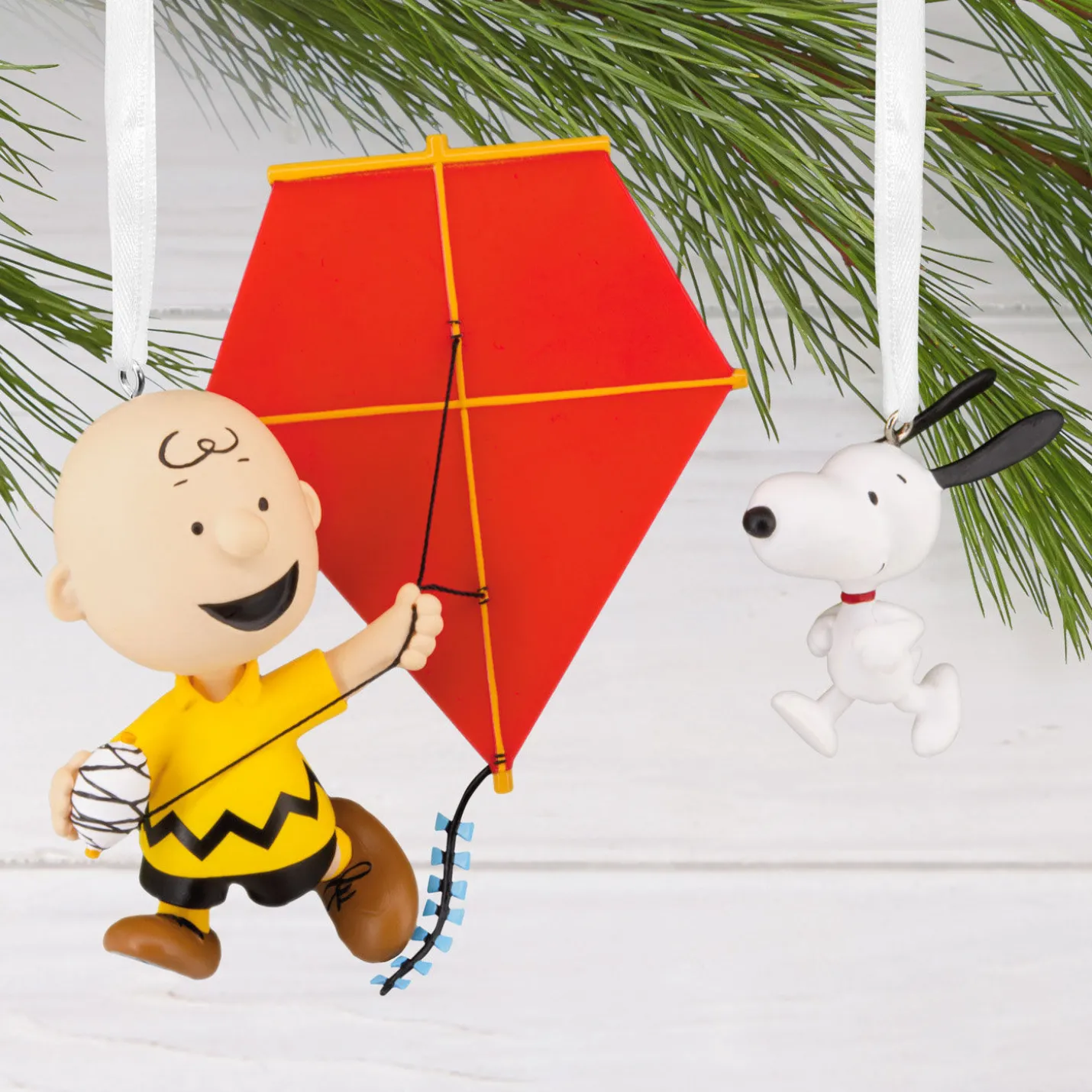 Peanuts® Charlie Brown and Snoopy Hallmark Ornaments, Set of 2