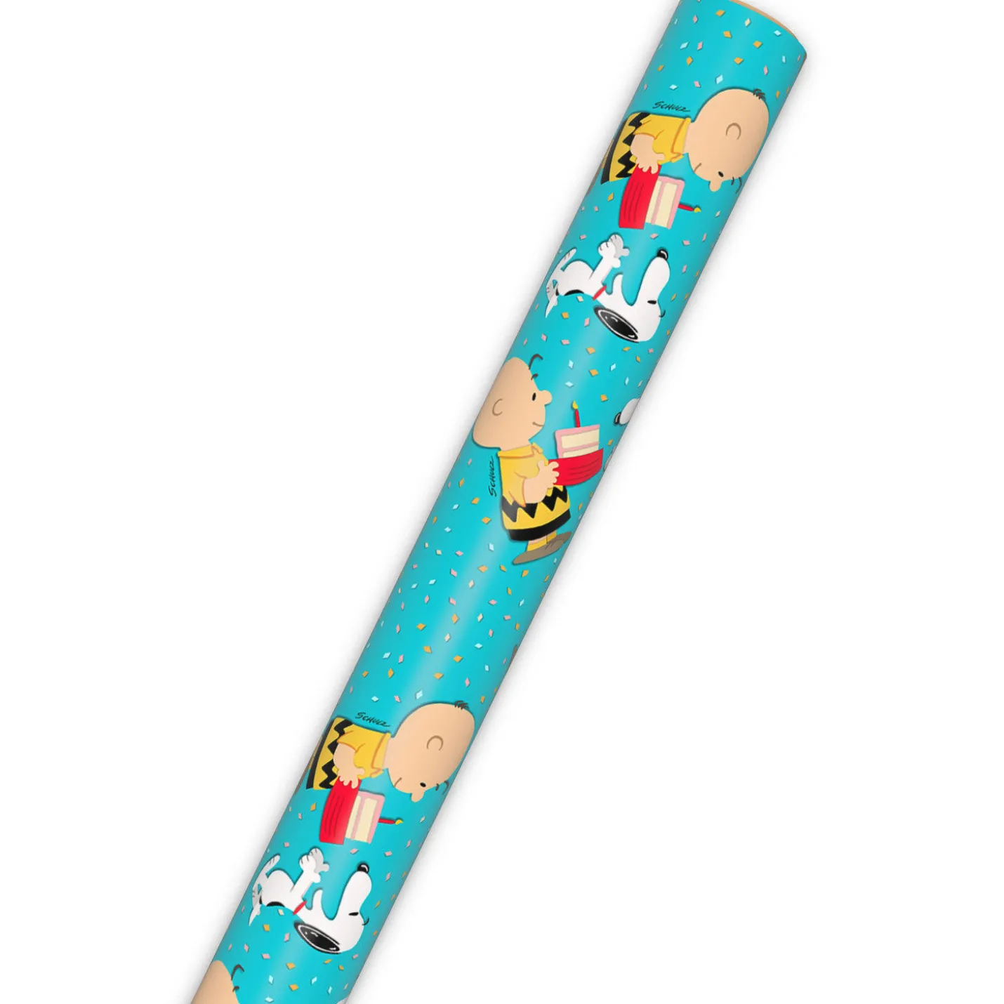 Peanuts® Charlie Brown and Snoopy With Cake Wrapping Paper, 17.5 sq. ft.