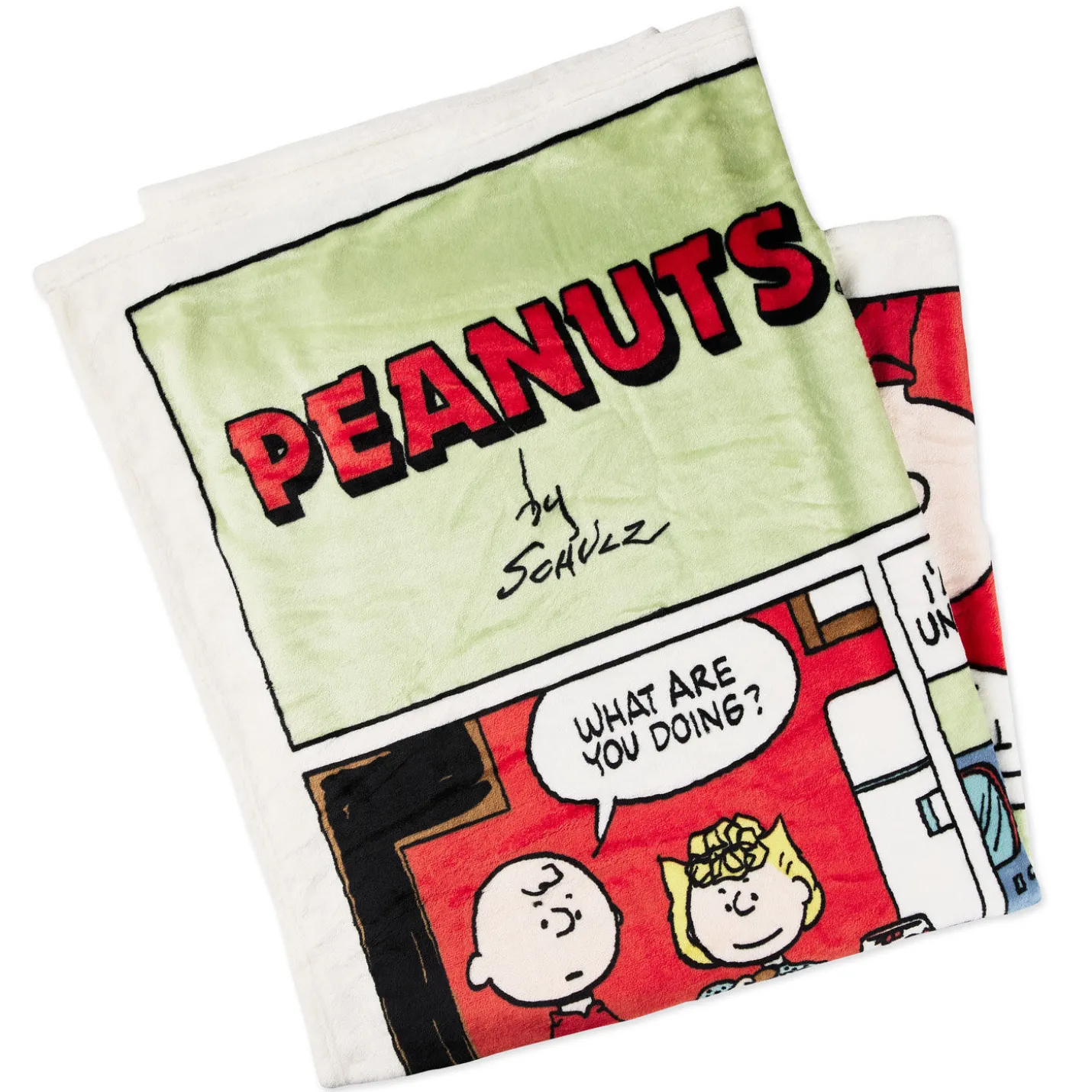 Peanuts® Christmas Comic Strip Throw Blanket, 50x60