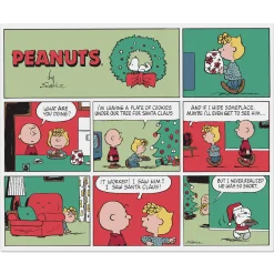 Peanuts® Christmas Comic Strip Throw Blanket, 50x60