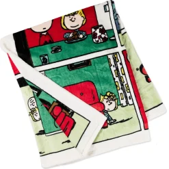 Peanuts® Christmas Comic Strip Throw Blanket, 50x60