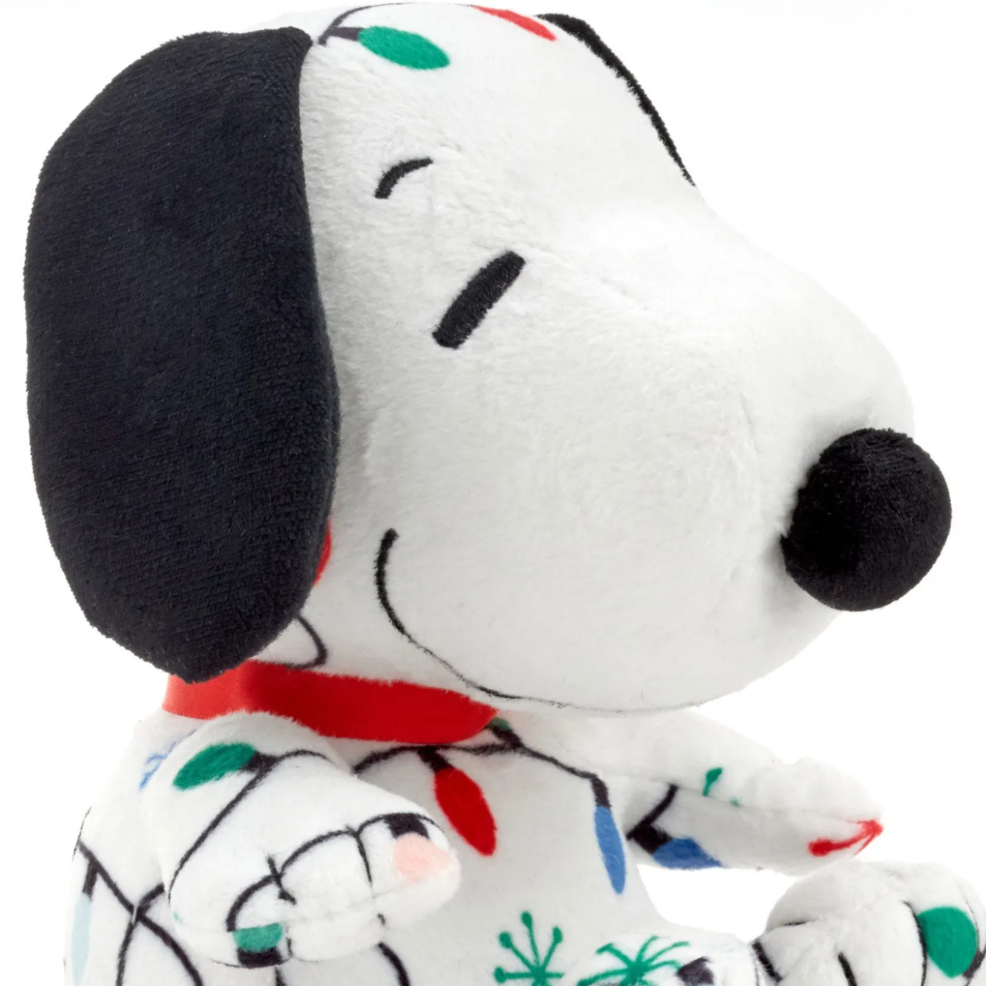 Peanuts® Christmas Lights Snoopy Plush, 6"