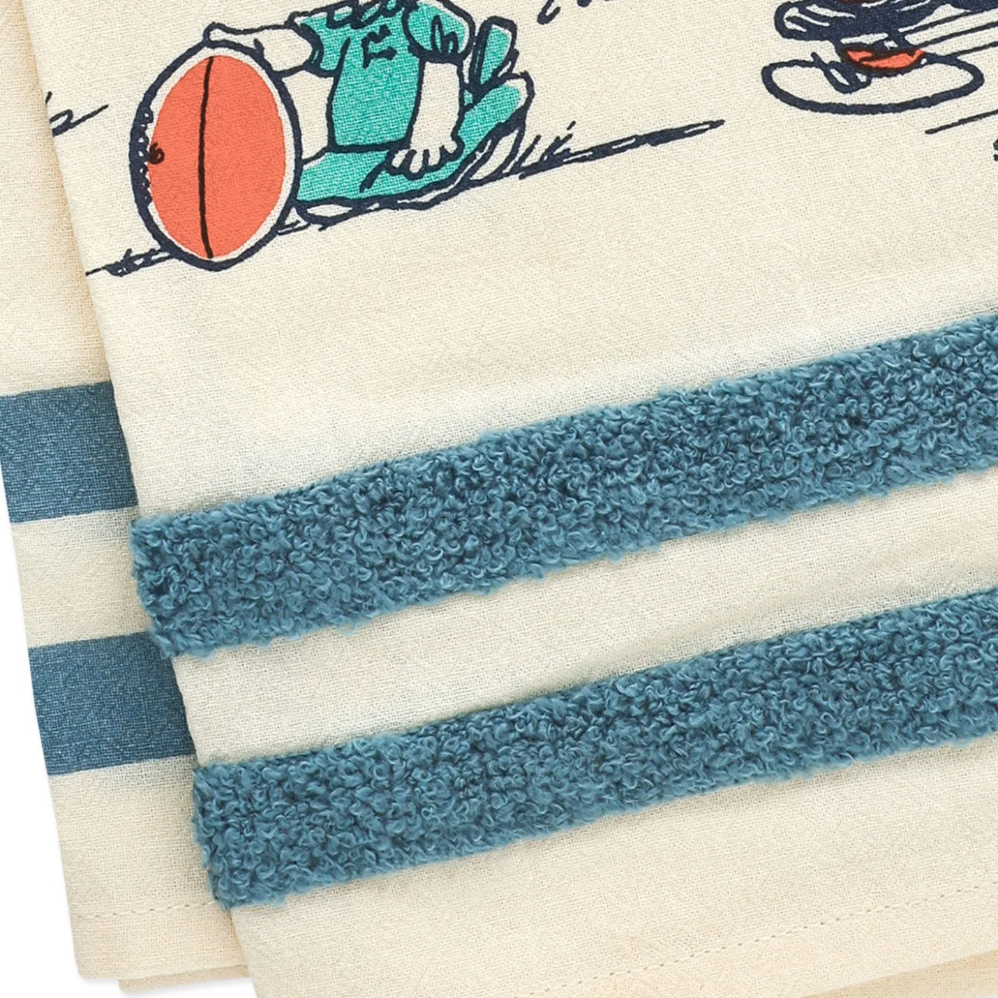 Peanuts® Football Club Charlie Brown and Lucy Tea Towel, 18x26