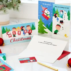 Peanuts® Gang Assorted Money Holder Boxed Christmas Cards, Pack of 36