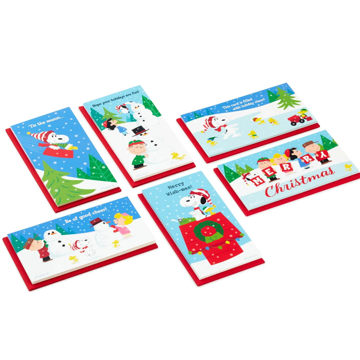 Peanuts® Gang Assorted Money Holder Boxed Christmas Cards, Pack of 36