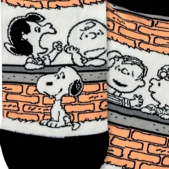 Peanuts® Gang at Brick Wall Novelty Crew Socks