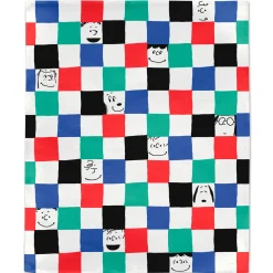 Peanuts® Gang Checkered Throw Blanket, 50x60