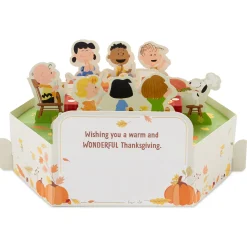 Peanuts® Give Thanks 3D Pop-Up Thanksgiving Card