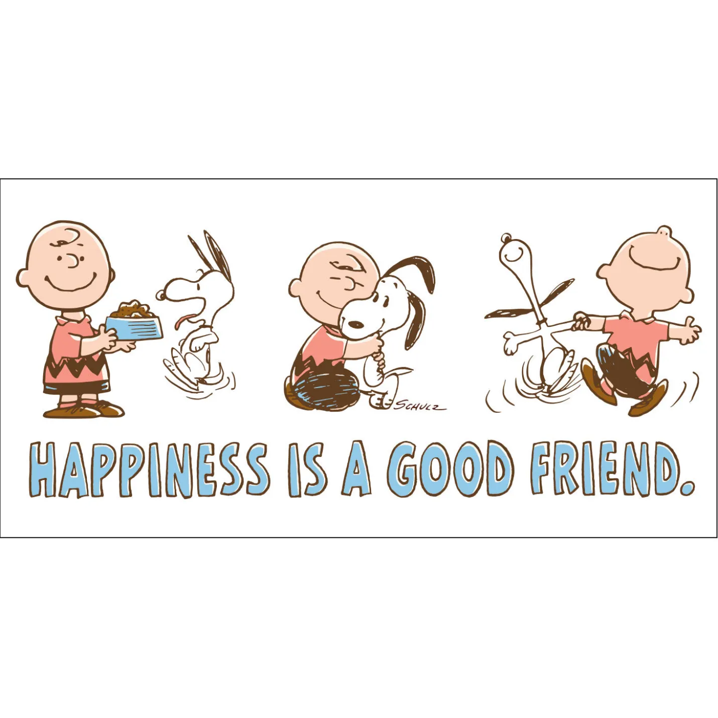 Peanuts® Happiness Is a Good Friend Collectible Drinking Glass, 13.5 oz.