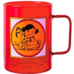 Peanuts® Happiness Is a Warm Puppy Glass Mug, 20 oz.
