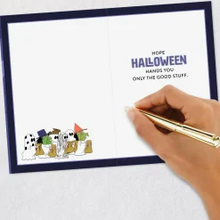 Peanuts® I Got a Rock Funny Halloween Card