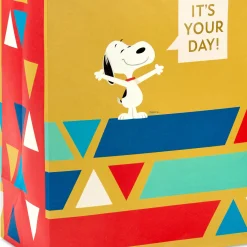 9.6" Peanuts® It's Your Day Medium Gift Bag
