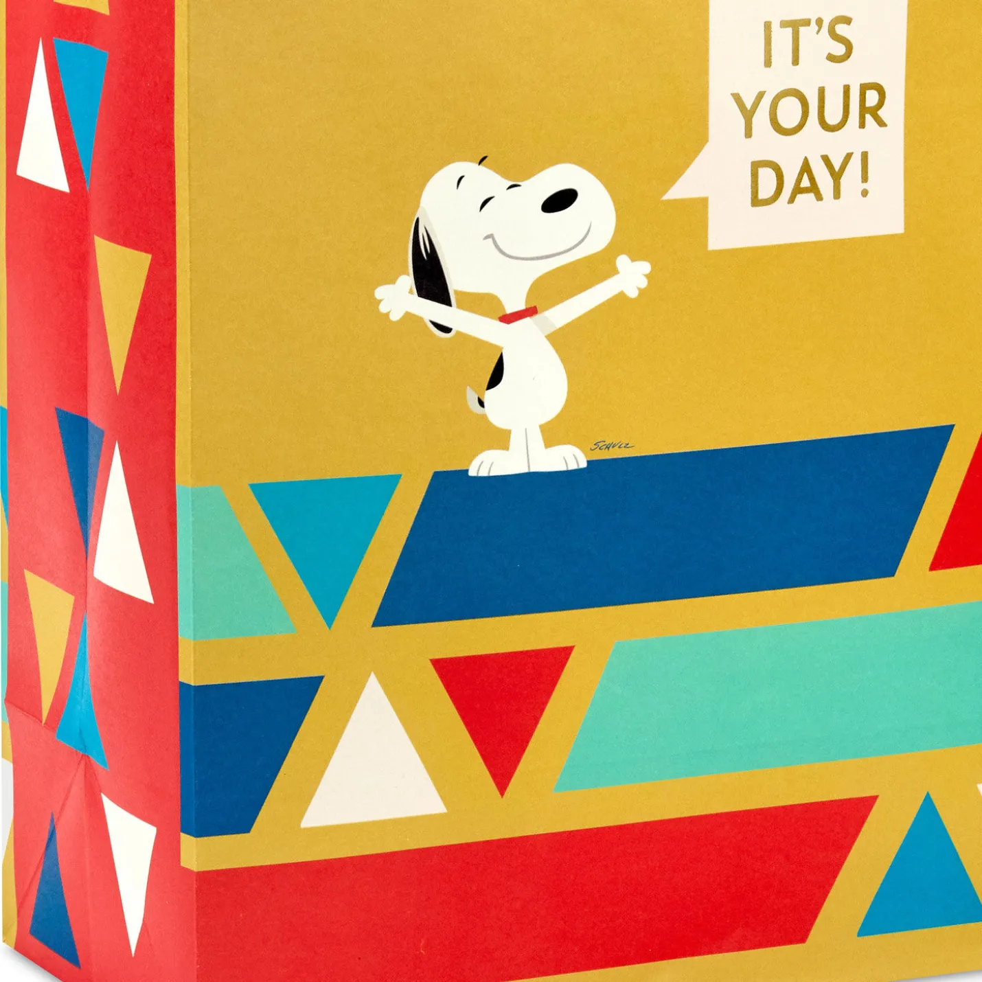 9.6" Peanuts® It's Your Day Medium Gift Bag