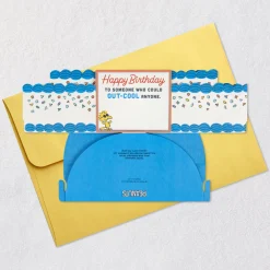 Peanuts® Joe Cool Snoopy Cake 3D Pop-Up Birthday Card