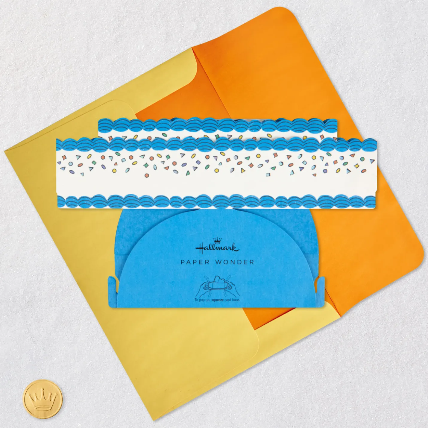 Peanuts® Joe Cool Snoopy Cake 3D Pop-Up Birthday Card