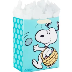 13" Peanuts® Large Easter Gift Bag With Tissue and Tag