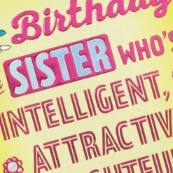 Peanuts® Lucy Fun and Intelligent Sister Funny Birthday Card