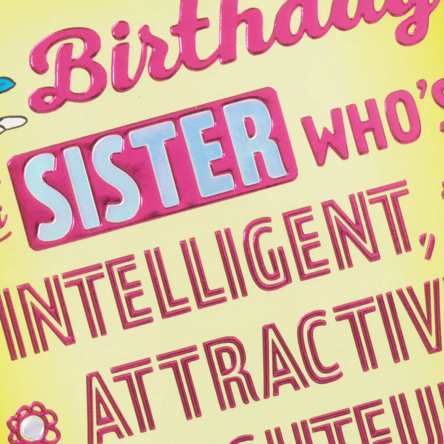 Peanuts® Lucy Fun and Intelligent Sister Funny Birthday Card