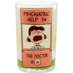 Peanuts® Lucy The Doctor Is In Collectible Drinking Glass, 13.5 oz.