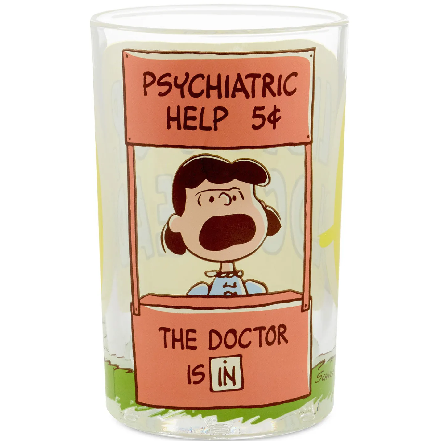 Peanuts® Lucy The Doctor Is In Collectible Drinking Glass, 13.5 oz.