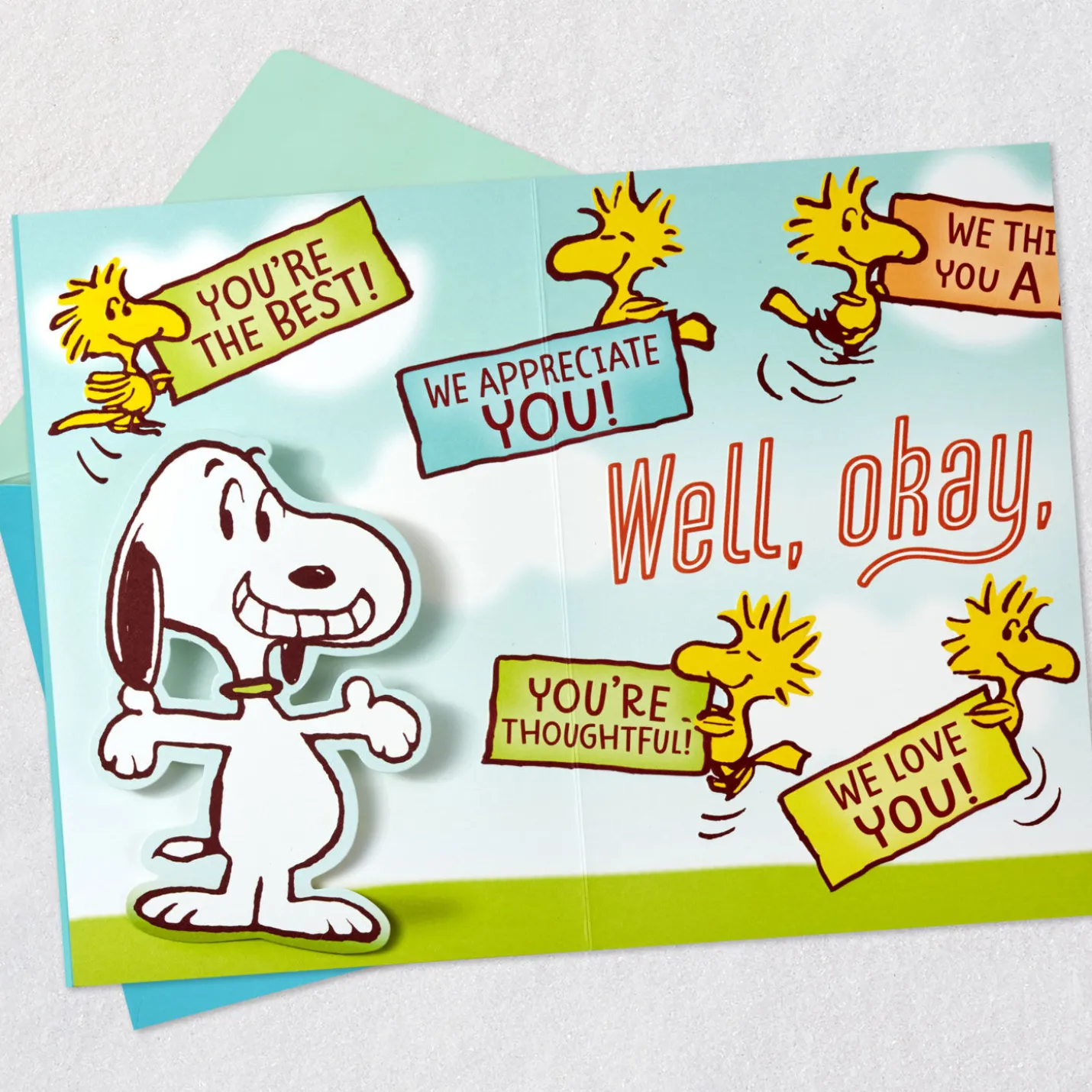 Peanuts® More Than a Few Great Things About You Pop-Up Birthday Card for Grandpa