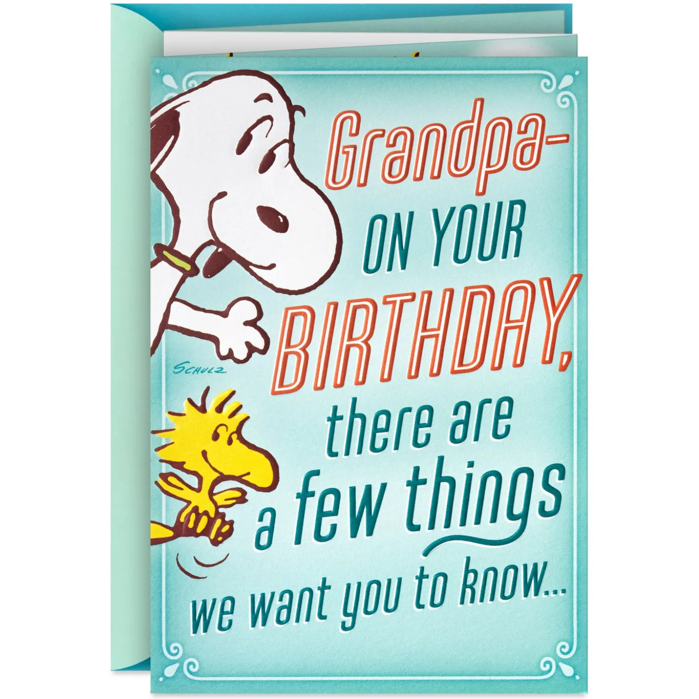 Peanuts® More Than a Few Great Things About You Pop-Up Birthday Card for Grandpa