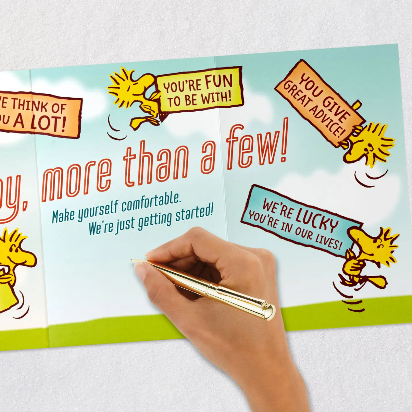Peanuts® More Than a Few Great Things About You Pop-Up Birthday Card for Grandpa