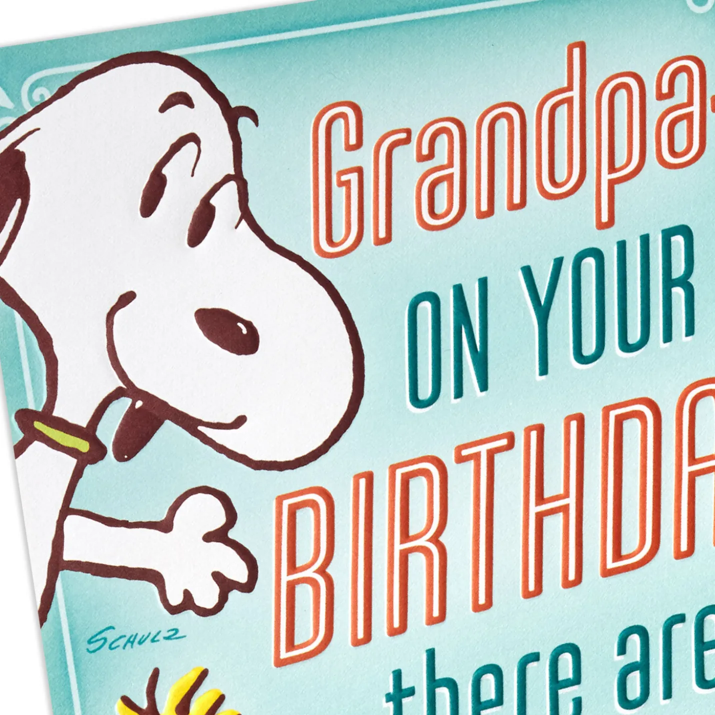 Peanuts® More Than a Few Great Things About You Pop-Up Birthday Card for Grandpa