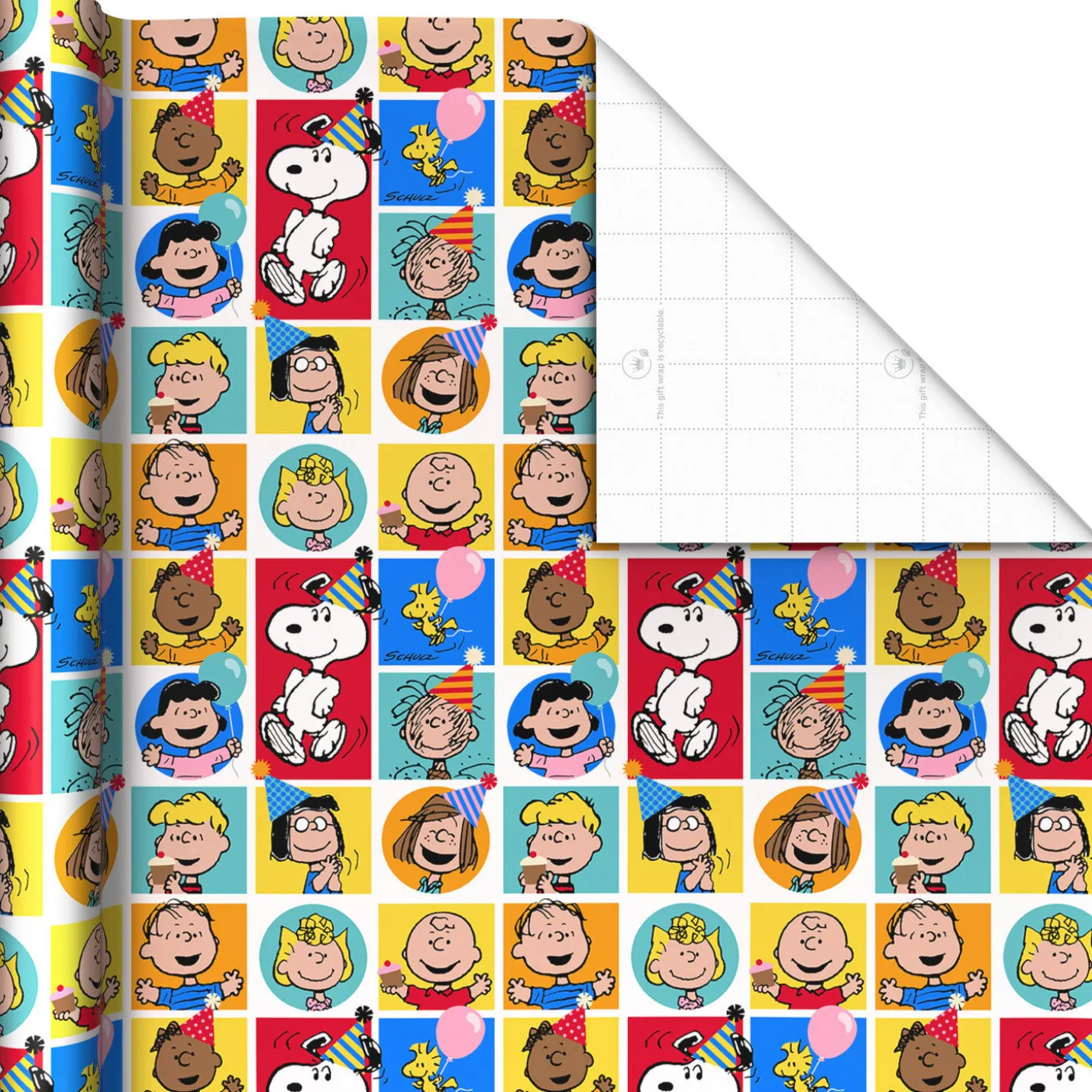 Peanuts® Party Fun 3-Pack Assorted Wrapping Paper Roll Bundle, 60 sq. ft. total