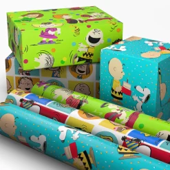Peanuts® Party Fun 3-Pack Assorted Wrapping Paper Roll Bundle, 60 sq. ft. total