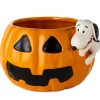 Peanuts® Pumpkin Candy Bowl With Snoopy
