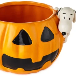Peanuts® Pumpkin Candy Bowl With Snoopy