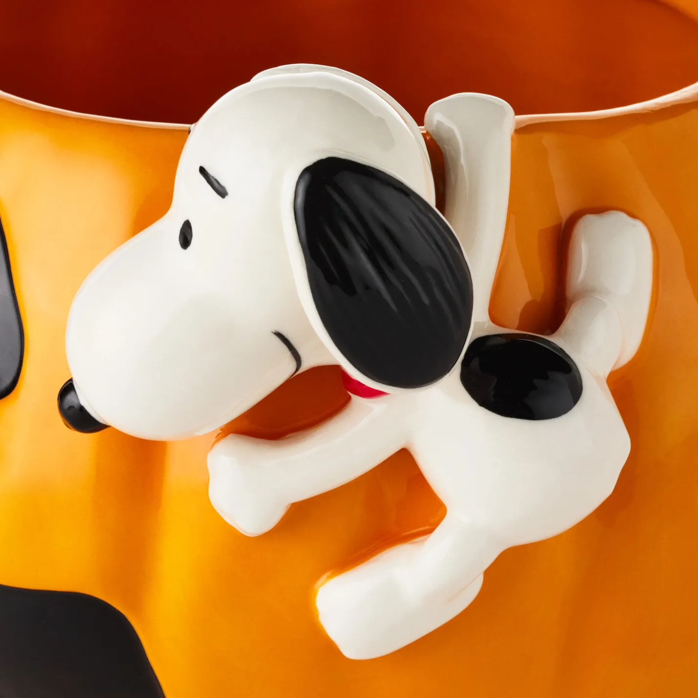 Peanuts® Pumpkin Candy Bowl With Snoopy