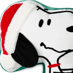 Peanuts® Santa Snoopy Shaped Pillow, 13x15