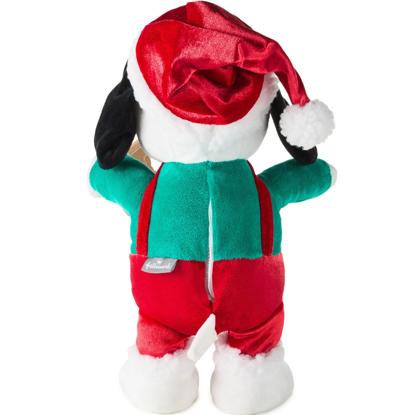 Peanuts® Santa Snoopy With Cookie Plush With Sound and Motion, 12"