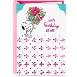 Peanuts® Smiles and Fun, Snoopy Birthday Card for Her