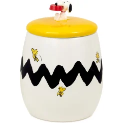 Peanuts® Snoopy and Woodstock Cookie Jar With Sound, 10