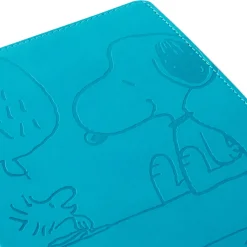 Peanuts® Snoopy and Woodstock Faux Leather Notebook