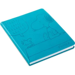 Peanuts® Snoopy and Woodstock Faux Leather Notebook