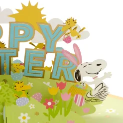 Peanuts® Snoopy and Woodstock Easter Wonders 3D Pop-Up Easter Card