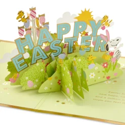 Peanuts® Snoopy and Woodstock Easter Wonders 3D Pop-Up Easter Card