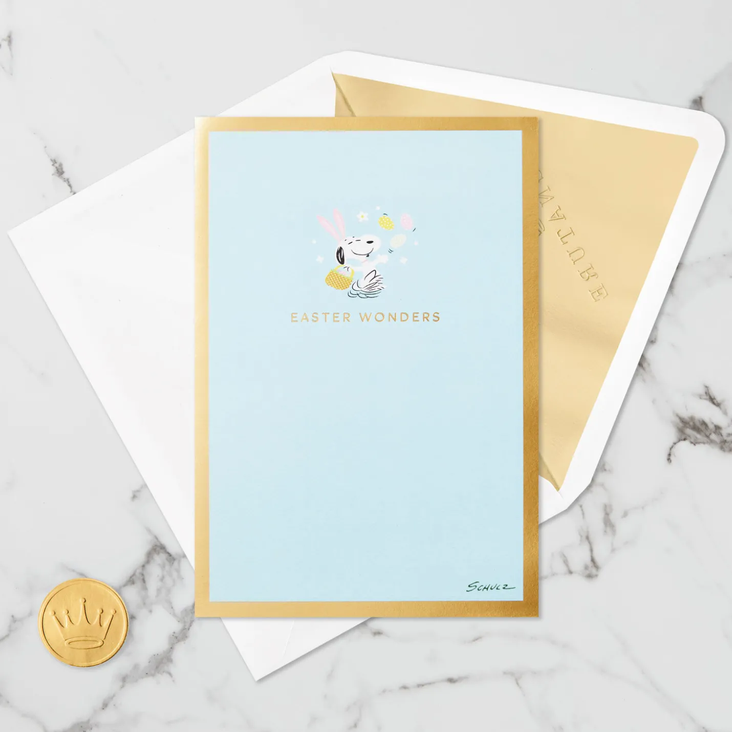 Peanuts® Snoopy and Woodstock Easter Wonders 3D Pop-Up Easter Card